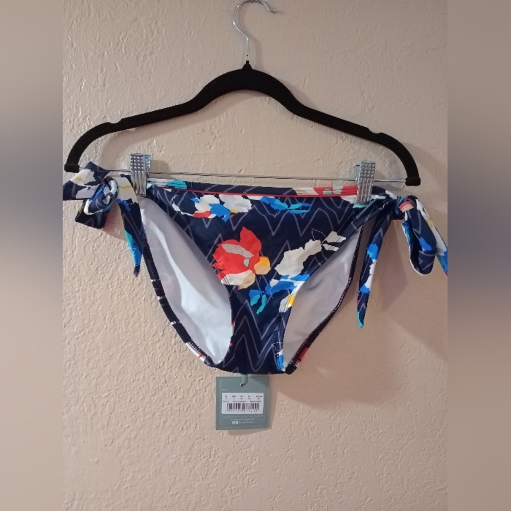 Panache Swim Floral Bikini Bottoms Sz S NWT